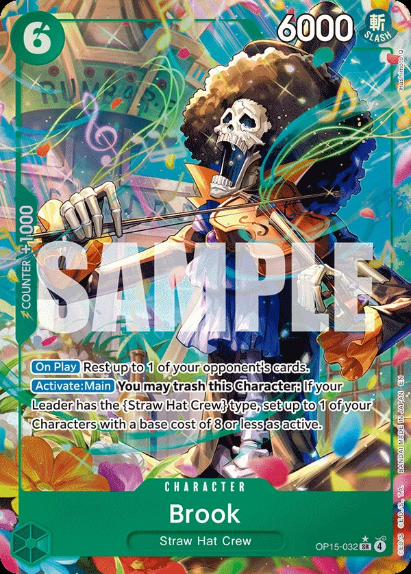 Brook Alternate Art OP15-032 Adventure on Kami's Island