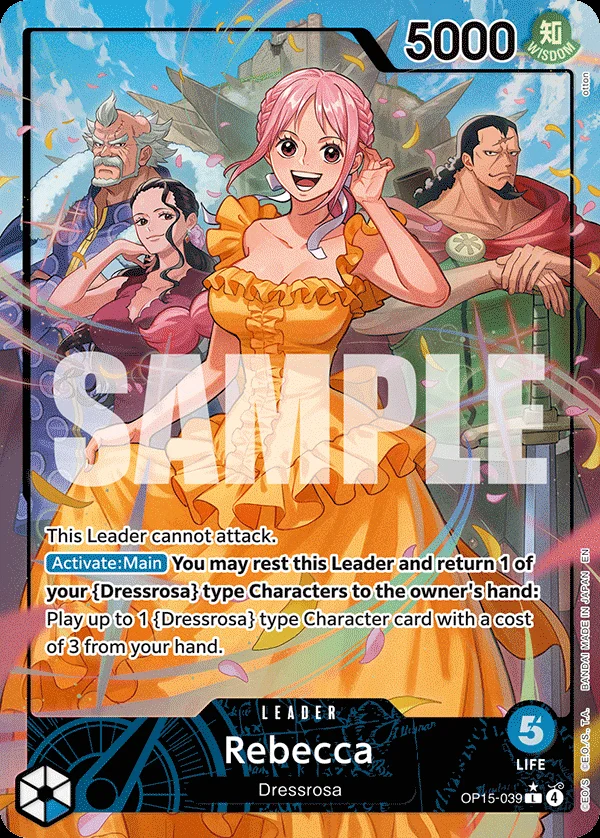 Rebecca Alternate Art OP15-039 Adventure on Kami's Island