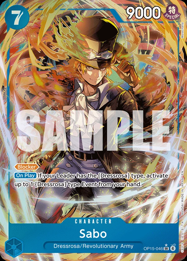 Sabo Alternate Art OP15-046 Adventure on Kami's Island