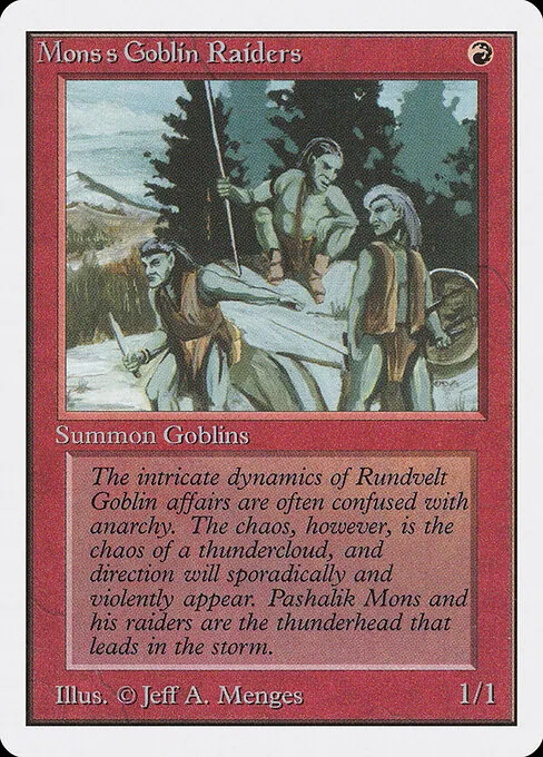 Mons's Goblin Raiders 165/317