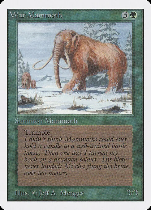 War Mammoth 228/317