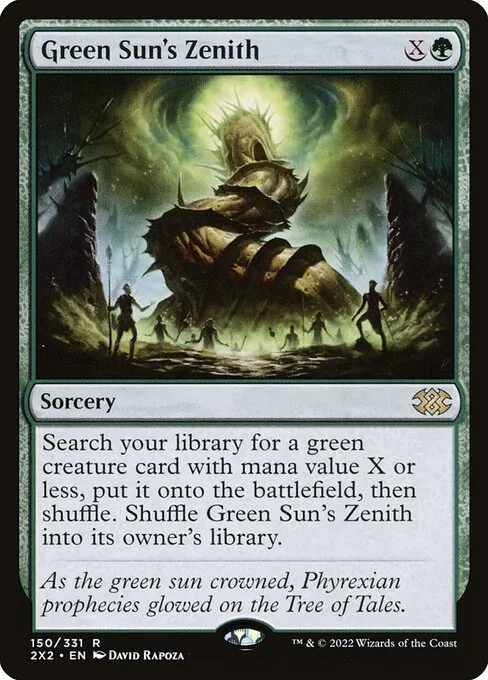 Green Sun's Zenith 150/331
