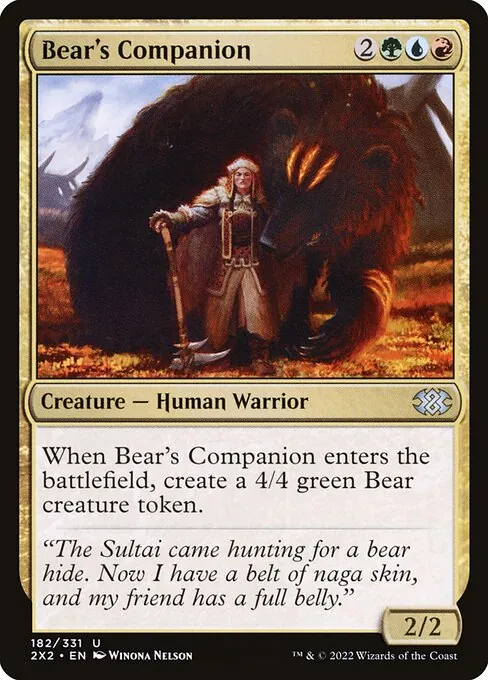 Bear's Companion 182/331