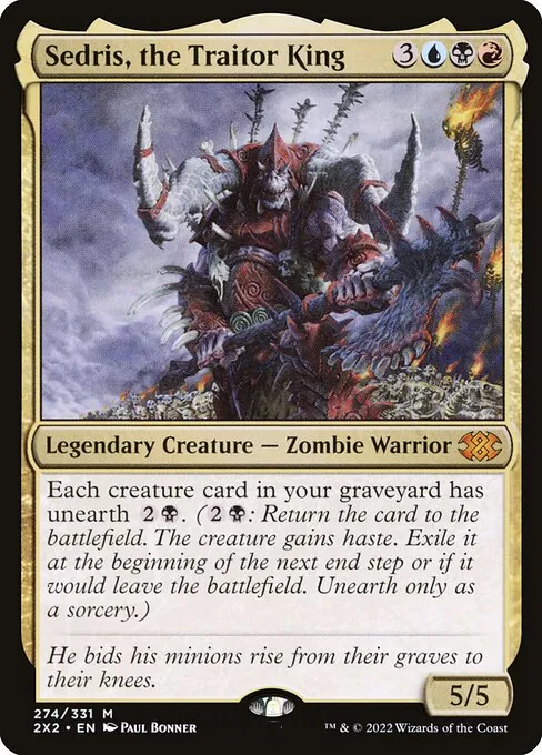 Sedris, the Traitor King 274/331