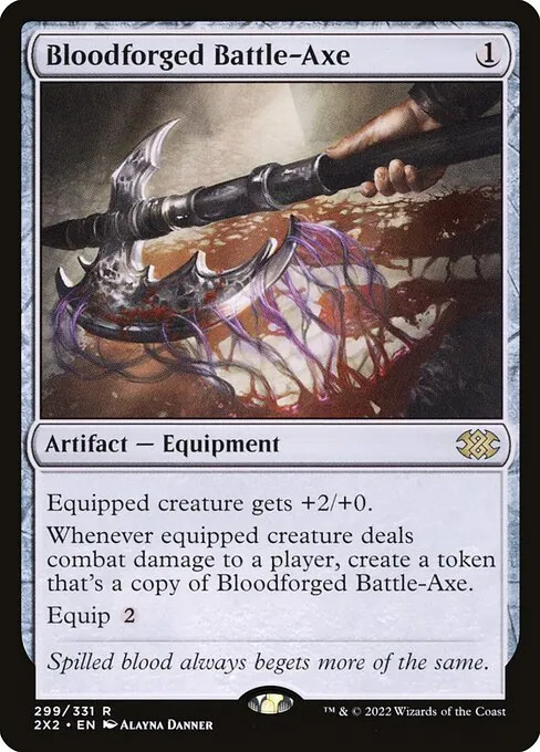 Bloodforged Battle-Axe 299/331
