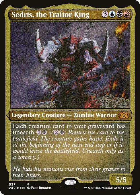 Sedris, the Traitor King 537/331