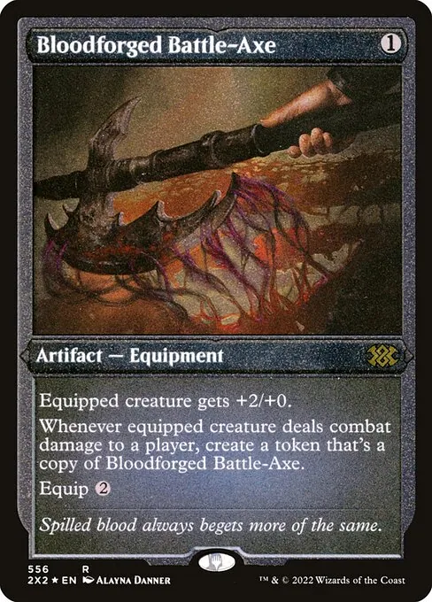 Bloodforged Battle-Axe 556/331
