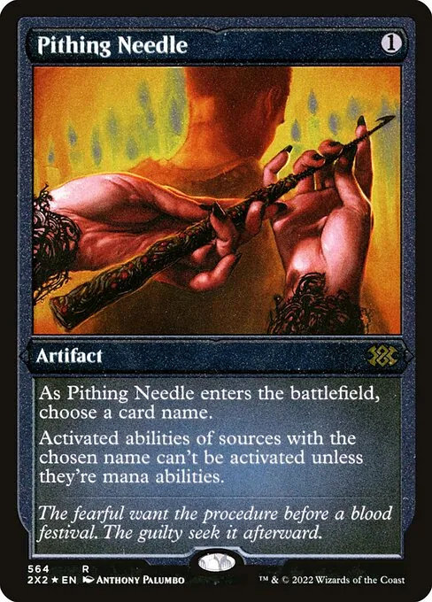 Pithing Needle 564/331