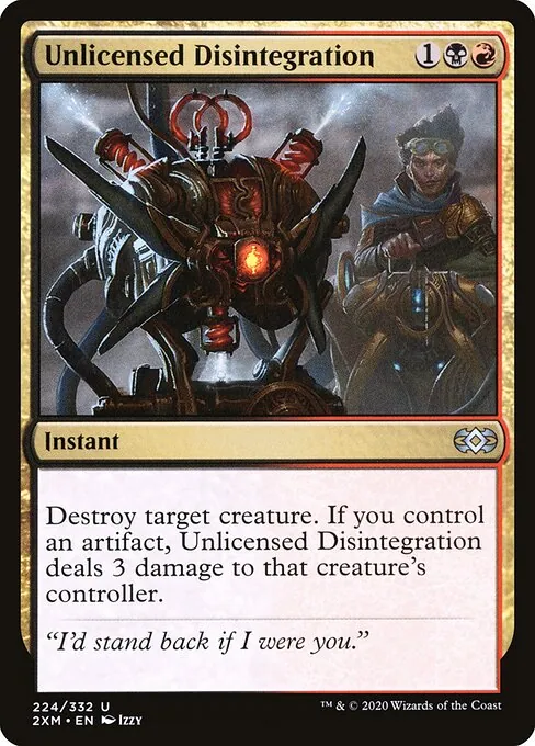 Unlicensed Disintegration 224/332