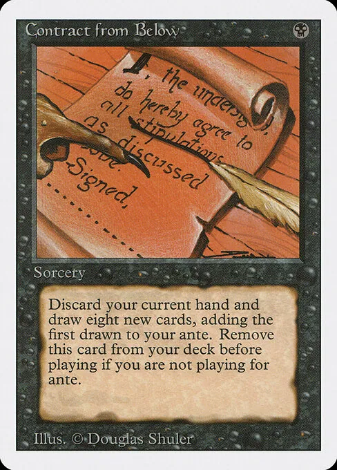 Contract from Below 097/321