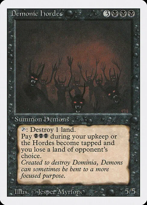 Demonic Hordes 104/321