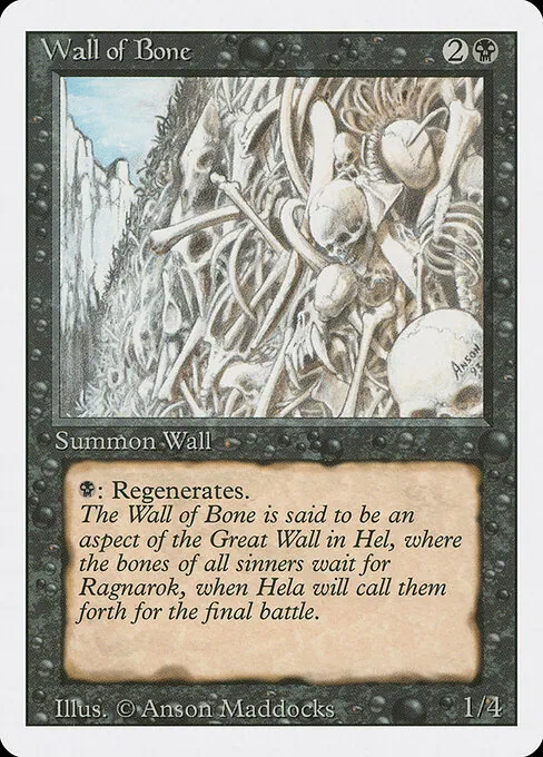 Wall of Bone 134/321