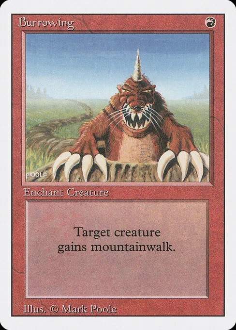 Burrowing 140/321