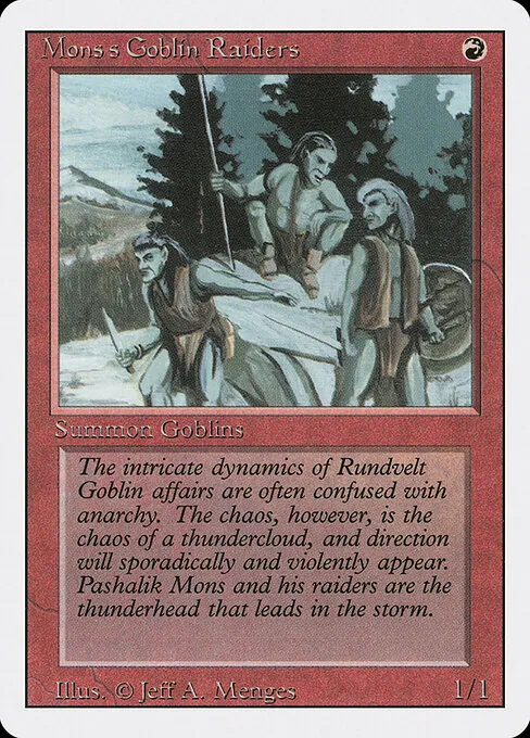 Mons's Goblin Raiders 167/321