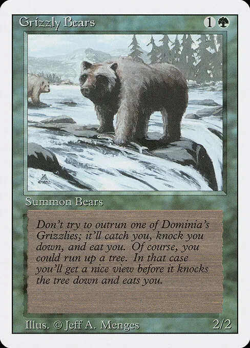 Grizzly Bears 201/321