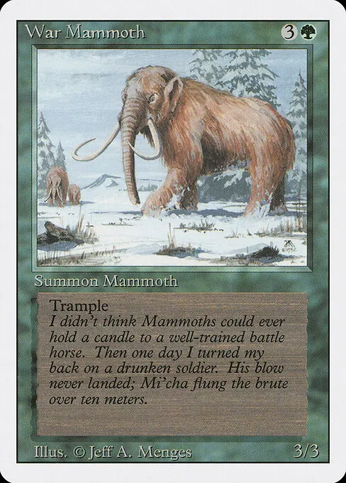 War Mammoth 228/321