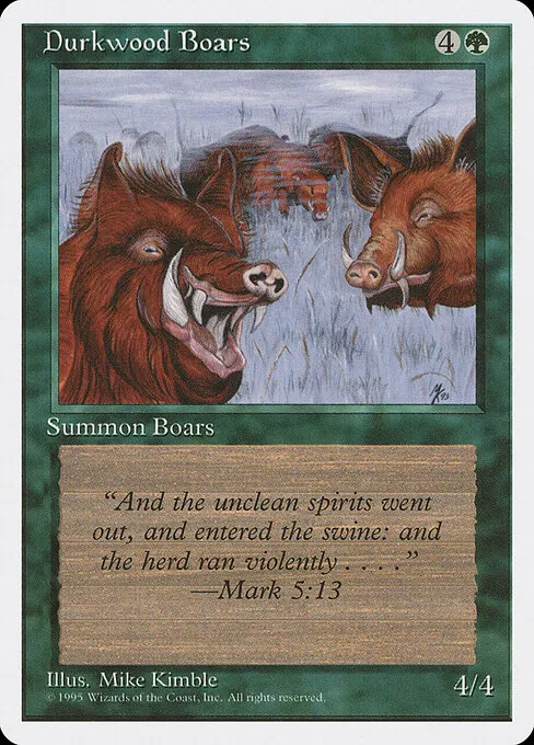 Durkwood Boars 241/393