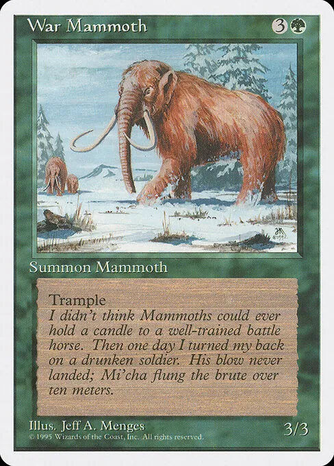 War Mammoth 286/393