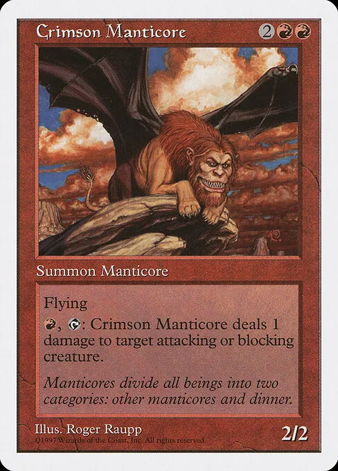 Crimson Manticore 217/469