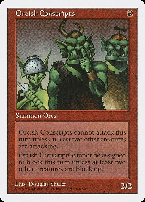 Orcish Conscripts 255/469