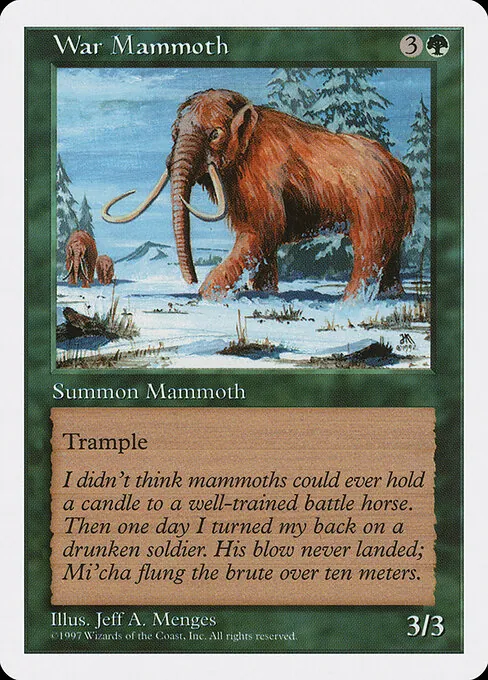 War Mammoth 340/469