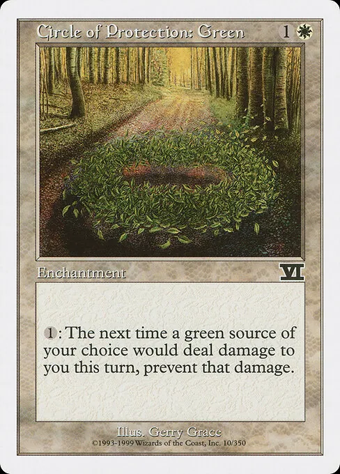 Circle of Protection: Green 010/350