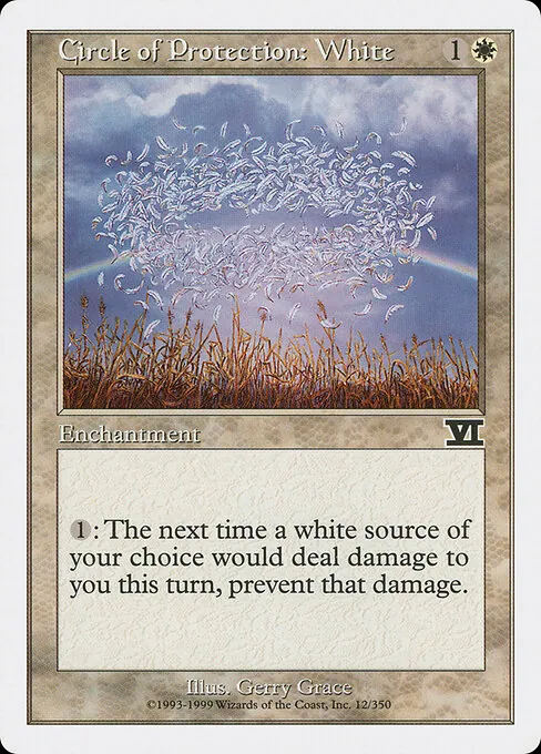 Circle of Protection: White 012/350