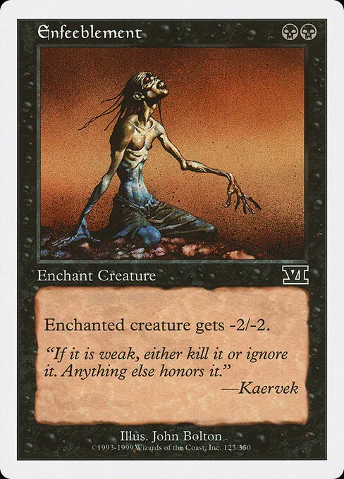 Enfeeblement 125/350