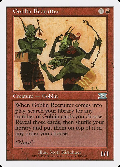 Goblin Recruiter 186/350
