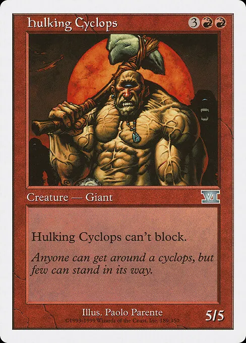 Hulking Cyclops 189/350