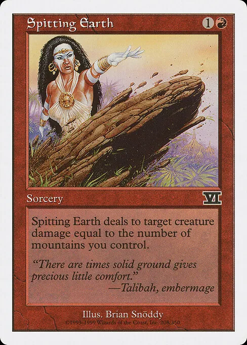 Spitting Earth 208/350
