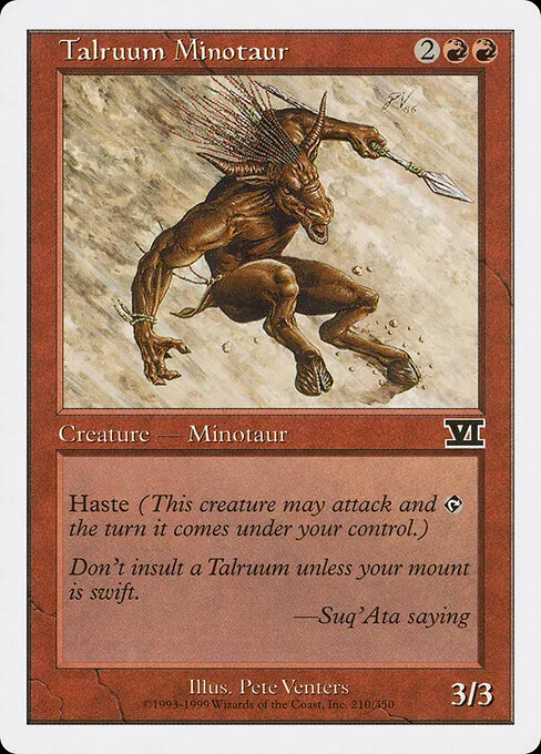 Talruum Minotaur 210/350