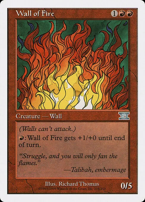 Wall of Fire 216/350