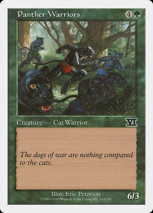 Panther Warriors 243/350