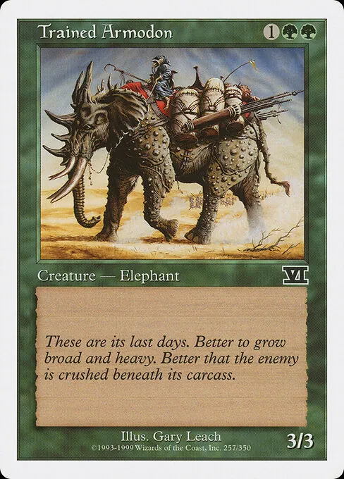 Trained Armodon 257/350