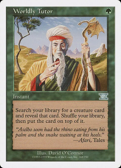 Worldly Tutor 269/350