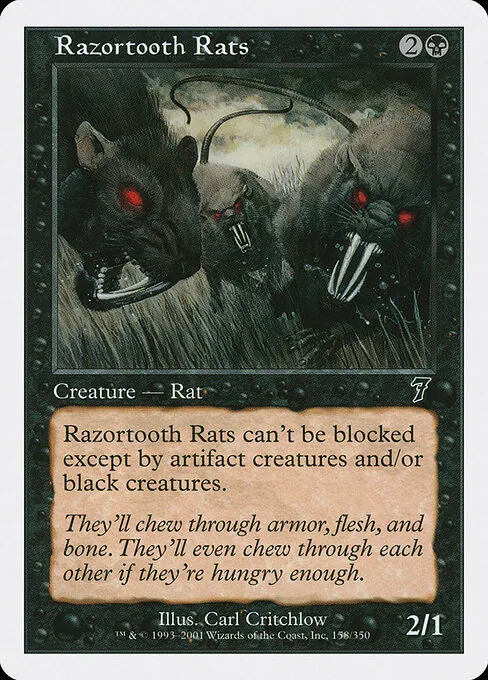 Razortooth Rats 158/350