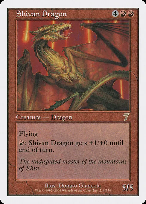 Shivan Dragon 218/350