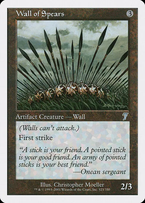 Wall of Spears 323/350