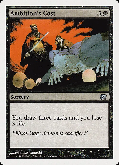 Ambition's Cost 118/357