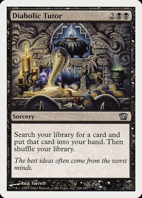 Diabolic Tutor 128/357