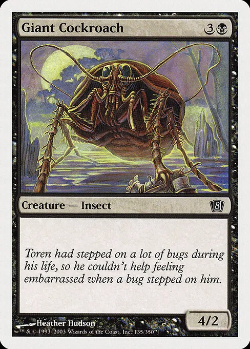 Giant Cockroach 135/357