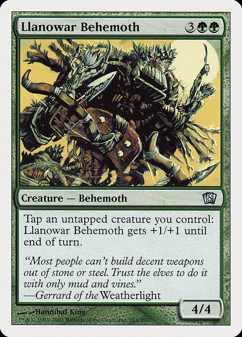 Llanowar Behemoth 261/357