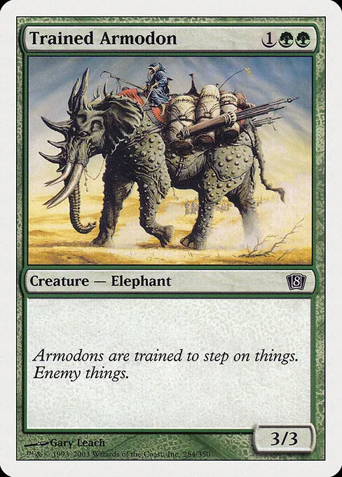 Trained Armodon 284/357