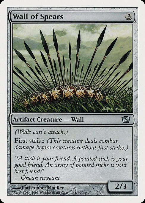 Wall of Spears 320/357