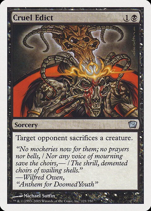 Cruel Edict 121/359