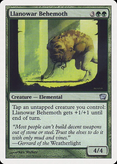 Llanowar Behemoth 252/359
