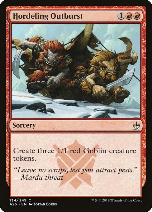 Hordeling Outburst 134/249
