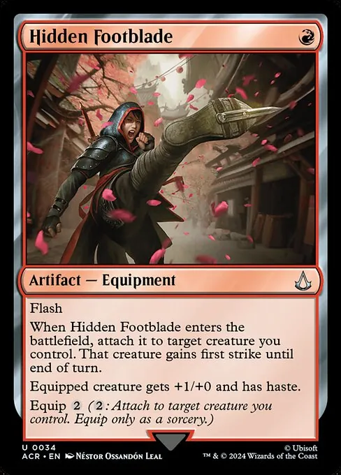 Hidden Footblade 034/110