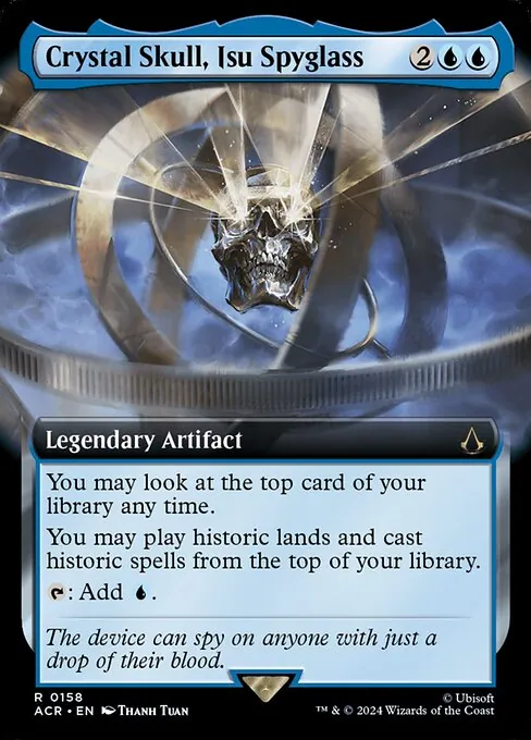 Crystal Skull, Isu Spyglass 158/110